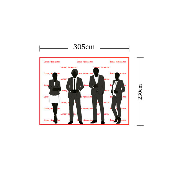 4x3 - 305 x 230 cm
