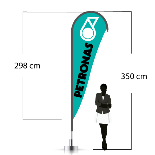 L - GOTA 350cm de altura
