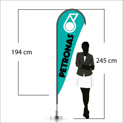 S  - GOTA  245cm de altura