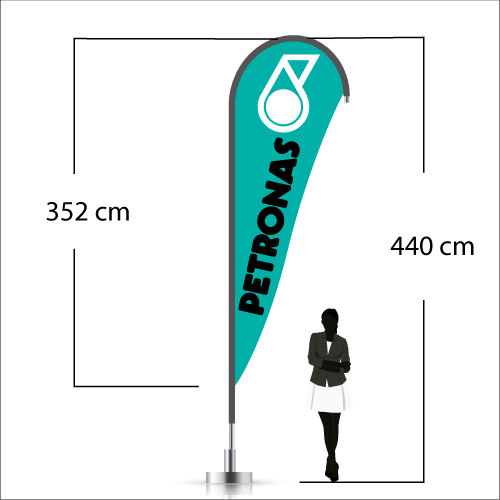 XL - GOTA 440cm de altura