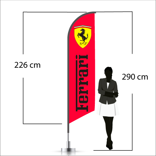 S - VELA 290cm de altura