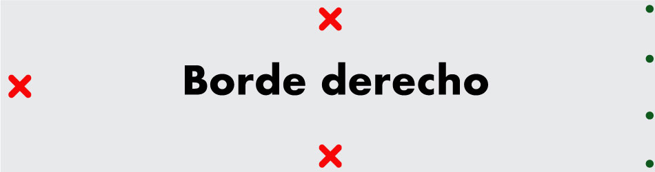 Borde derecho