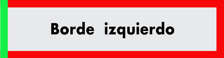 Borde izquierdo