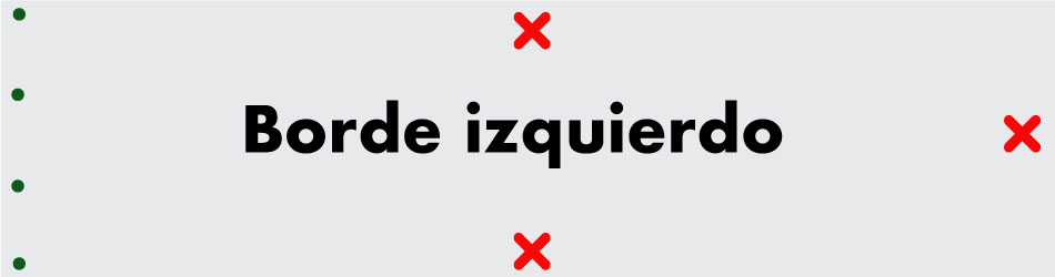 Borde izquierdo