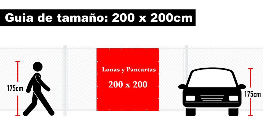Pancarta 200 x 200 vista 2