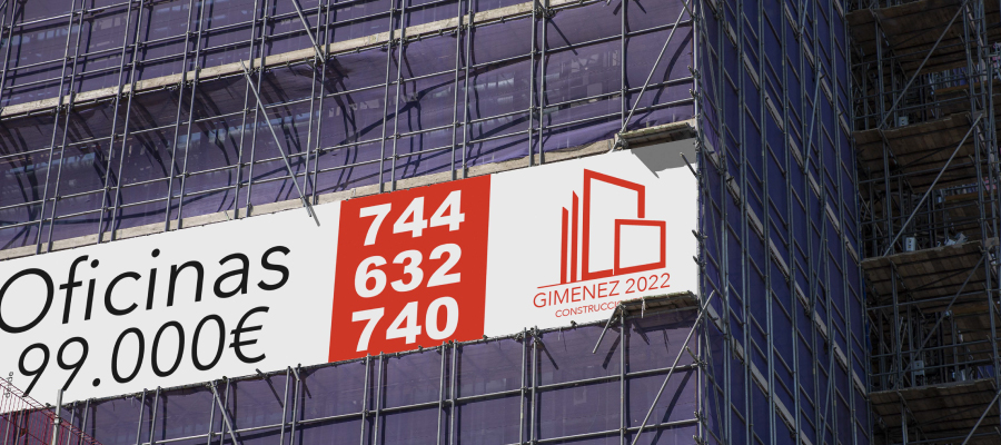 Lona para construcción  vista 2