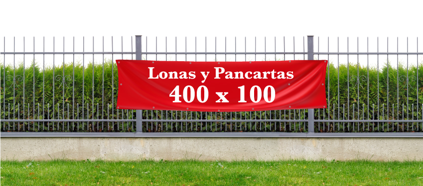 Pancarta 400 x 100 cm