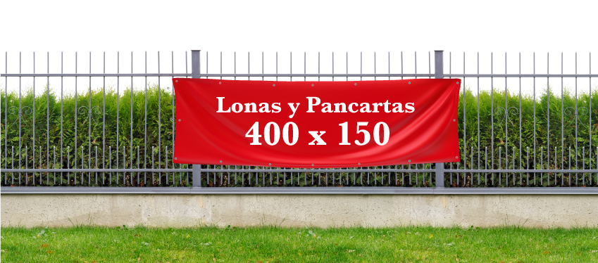 Pancarta 400 x 150 cm