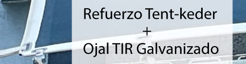 Refuerzo Tent-keder + Ojales TIR